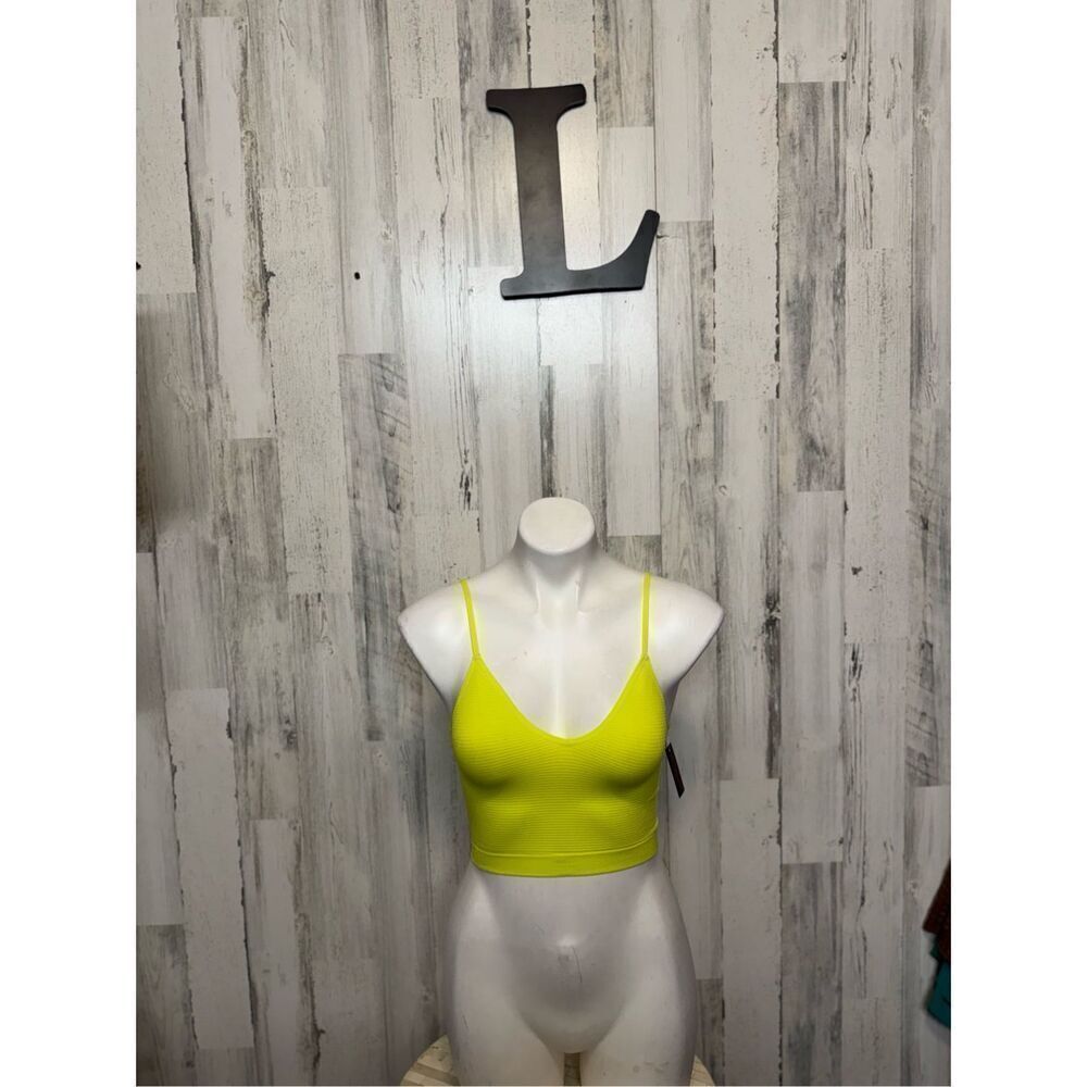 Yellow crop top